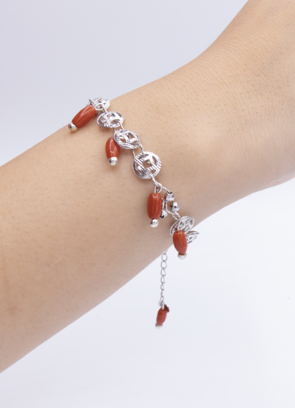 Bracelet en Corail rouge 0001 – Image 4