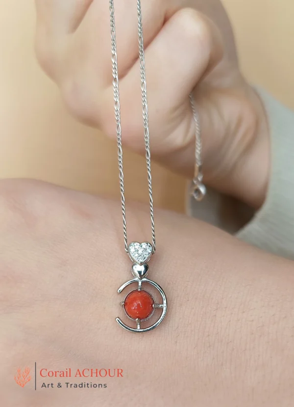 Collier en Corail rouge COL 0020 – Image 3