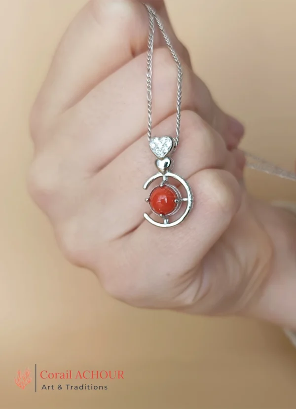 Collier en Corail rouge COL 0020 – Image 4