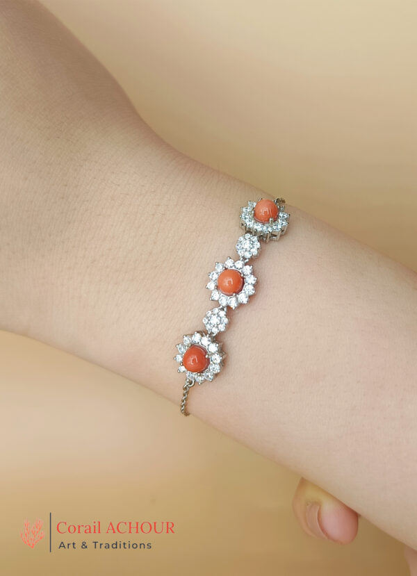 Bracelet en Corail rouge 0007 – Image 5