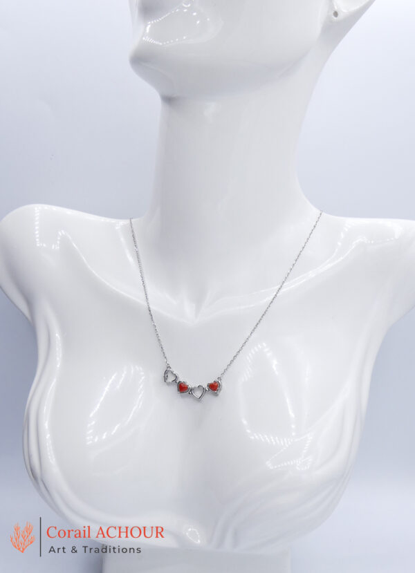 Collier en Corail rouge COL 0012 – Image 2