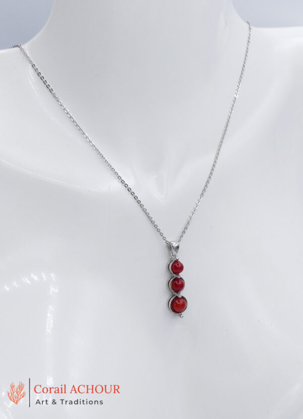 Collier en Corail rouge COL 0013 – Image 7