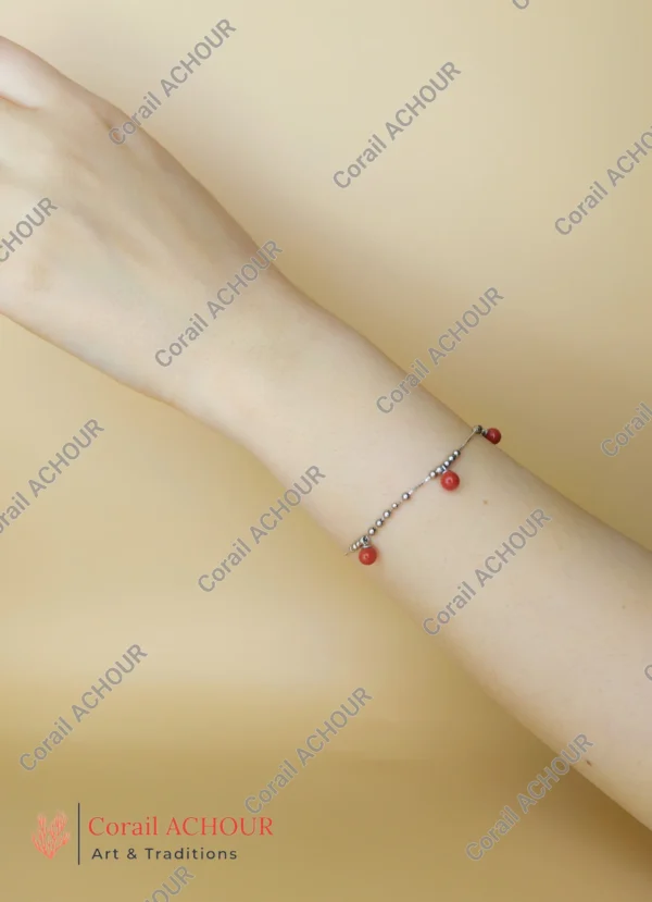 Bracelet en Corail rouge 0013 – Image 3