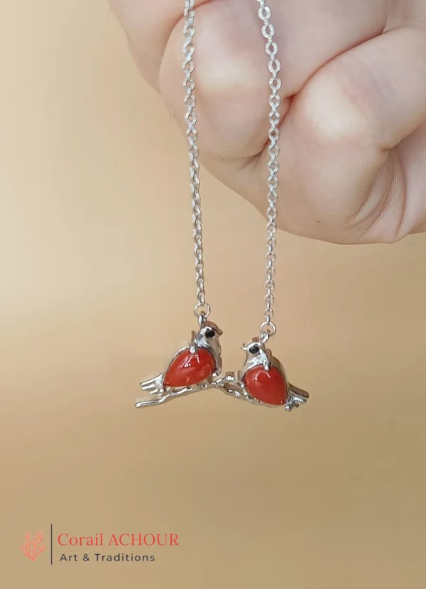 Collier en Corail rouge COL 0011 – Image 4