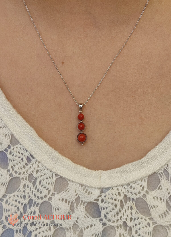 Collier en Corail rouge COL 0013 – Image 5