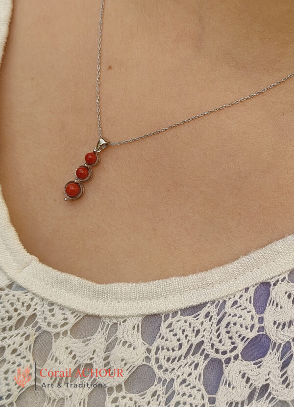 Collier en Corail rouge COL 0013 – Image 6