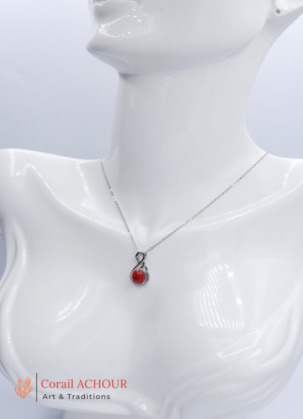 Collier en Corail rouge COL 0018 – Image 2