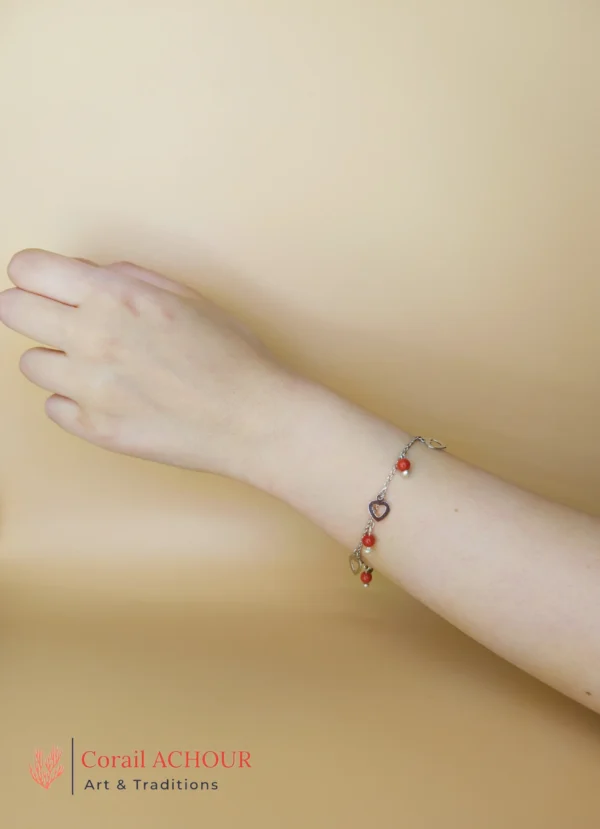 Bracelet en Corail rouge 0011 – Image 3