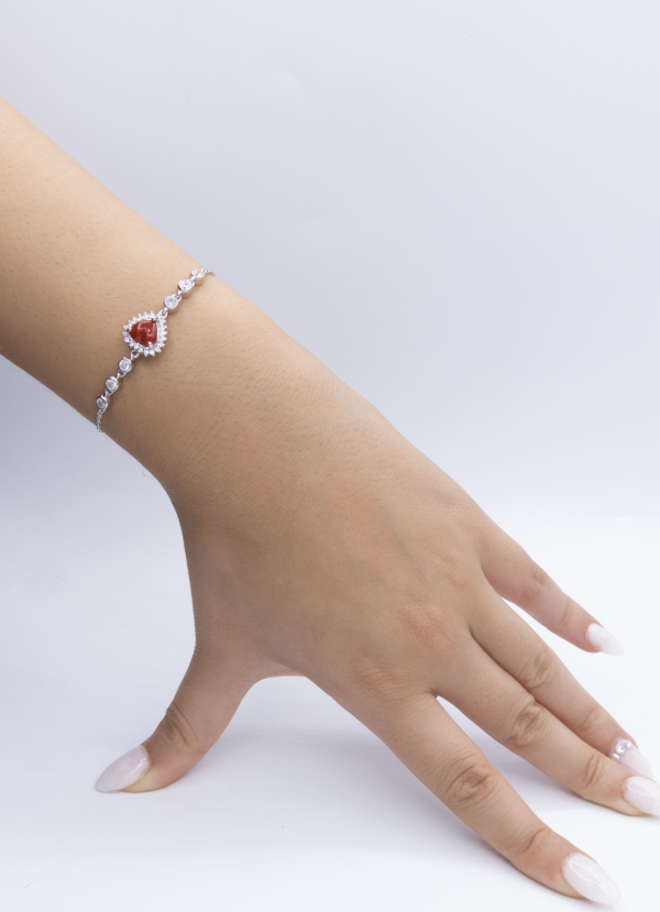 Bracelet en Corail rouge 0010 – Image 2