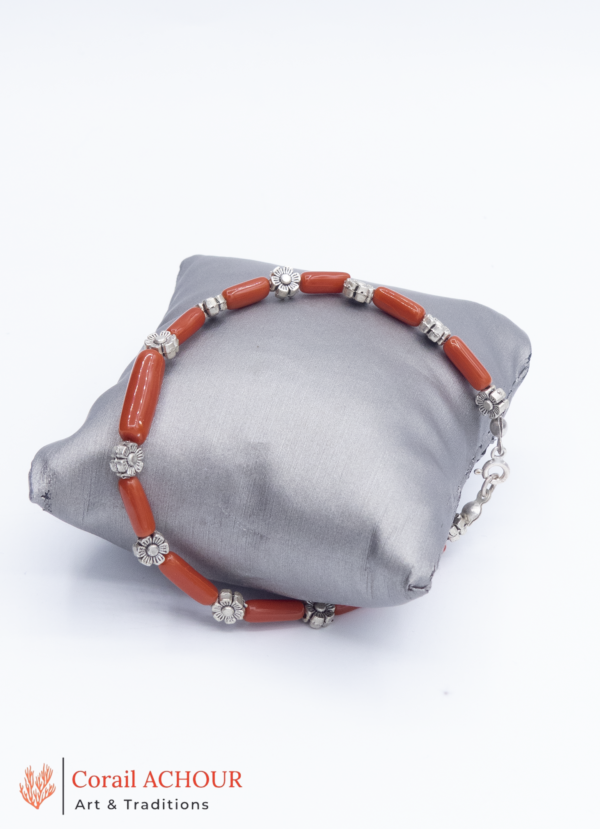 Bracelet en Corail rouge 0022